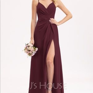 Bridesmaid Dress- Cabernet